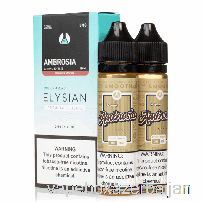 Vape Smoke Ambrosia - Elysian Labs E-Liquid - 120mL 3mg